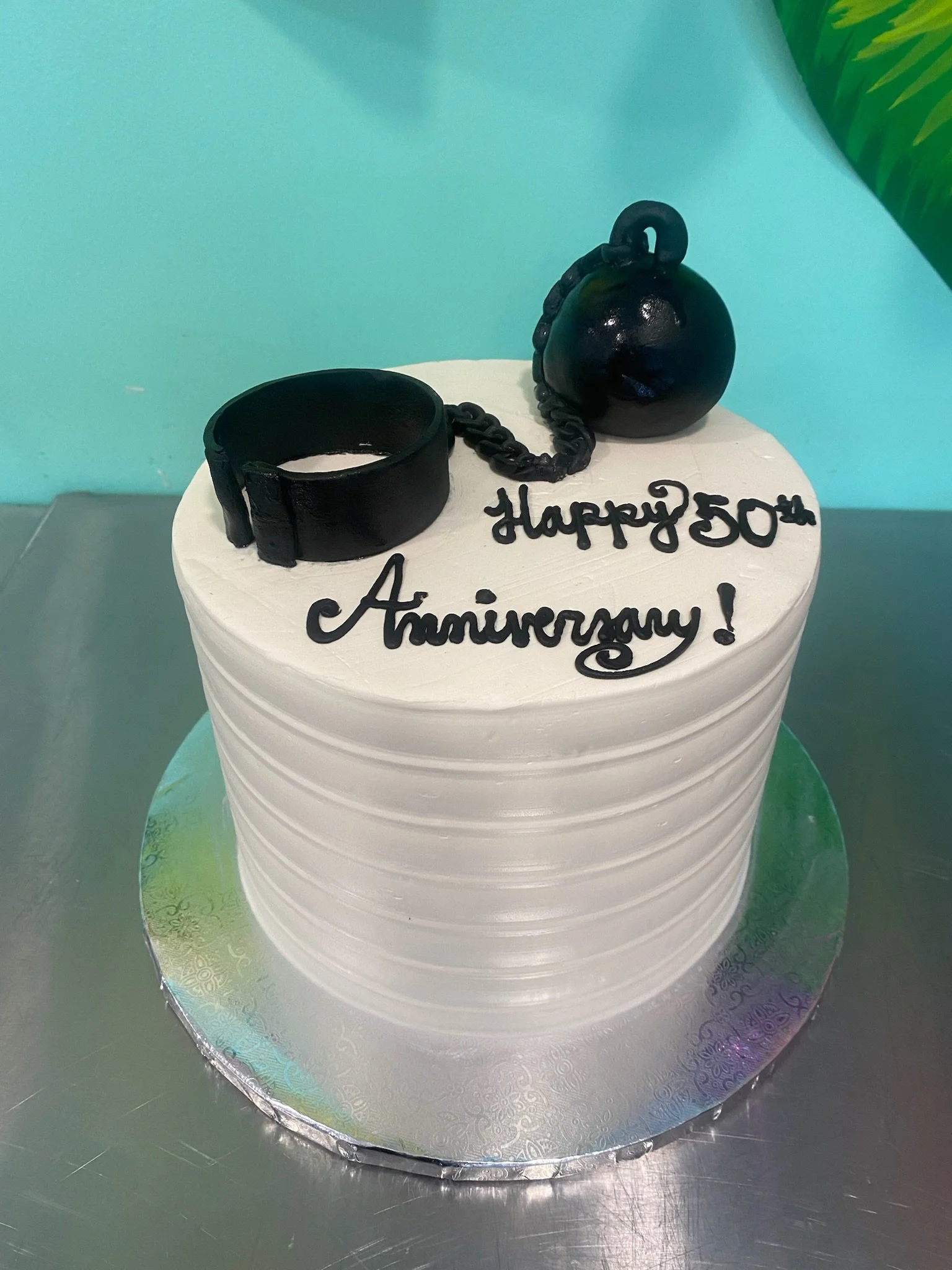 White gold graduation cap toppers cake